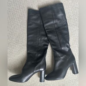 Zara Faux Leather Boots Size 41